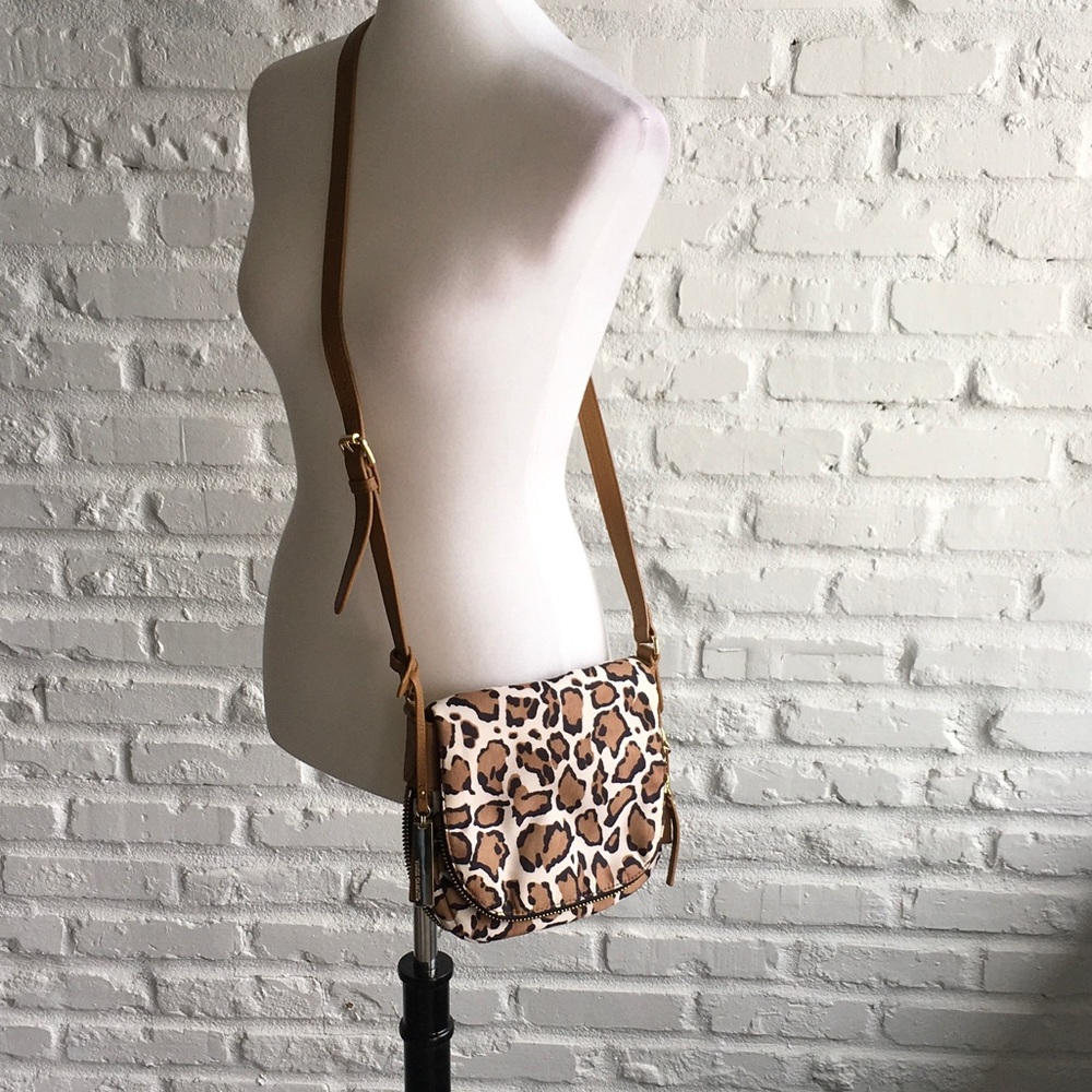 Leopard Print Crossbody Bag
